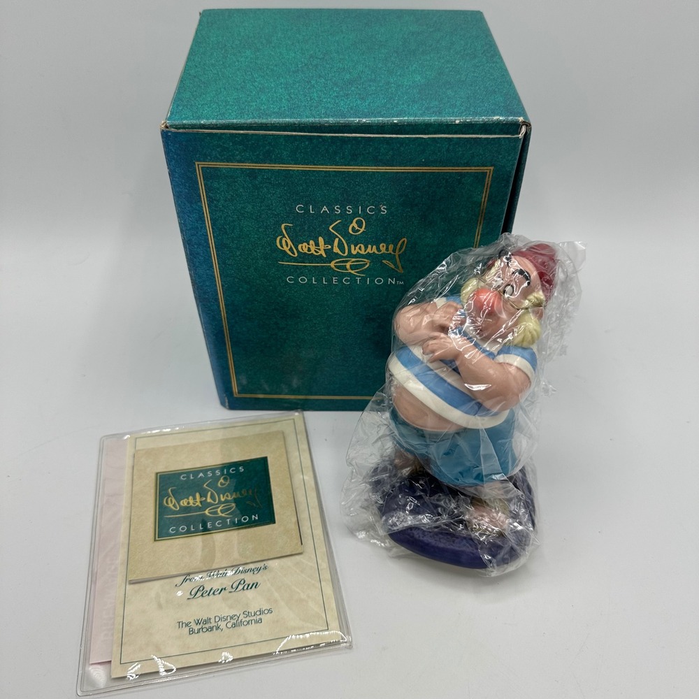 Disney Classics Collection Mr Smee Peter Pan Oh Dear Figurine 1994 Event Box COA